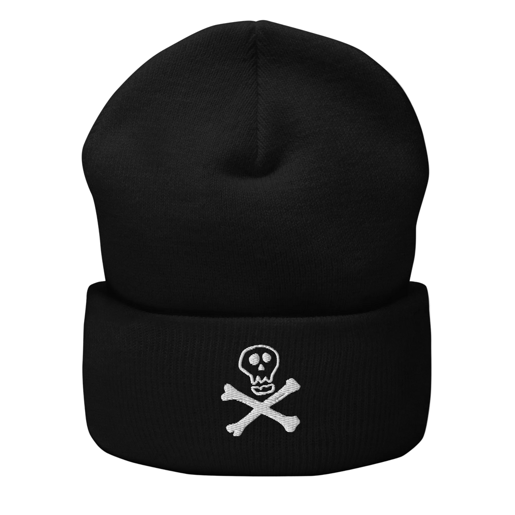 Pirate Beanie Black
