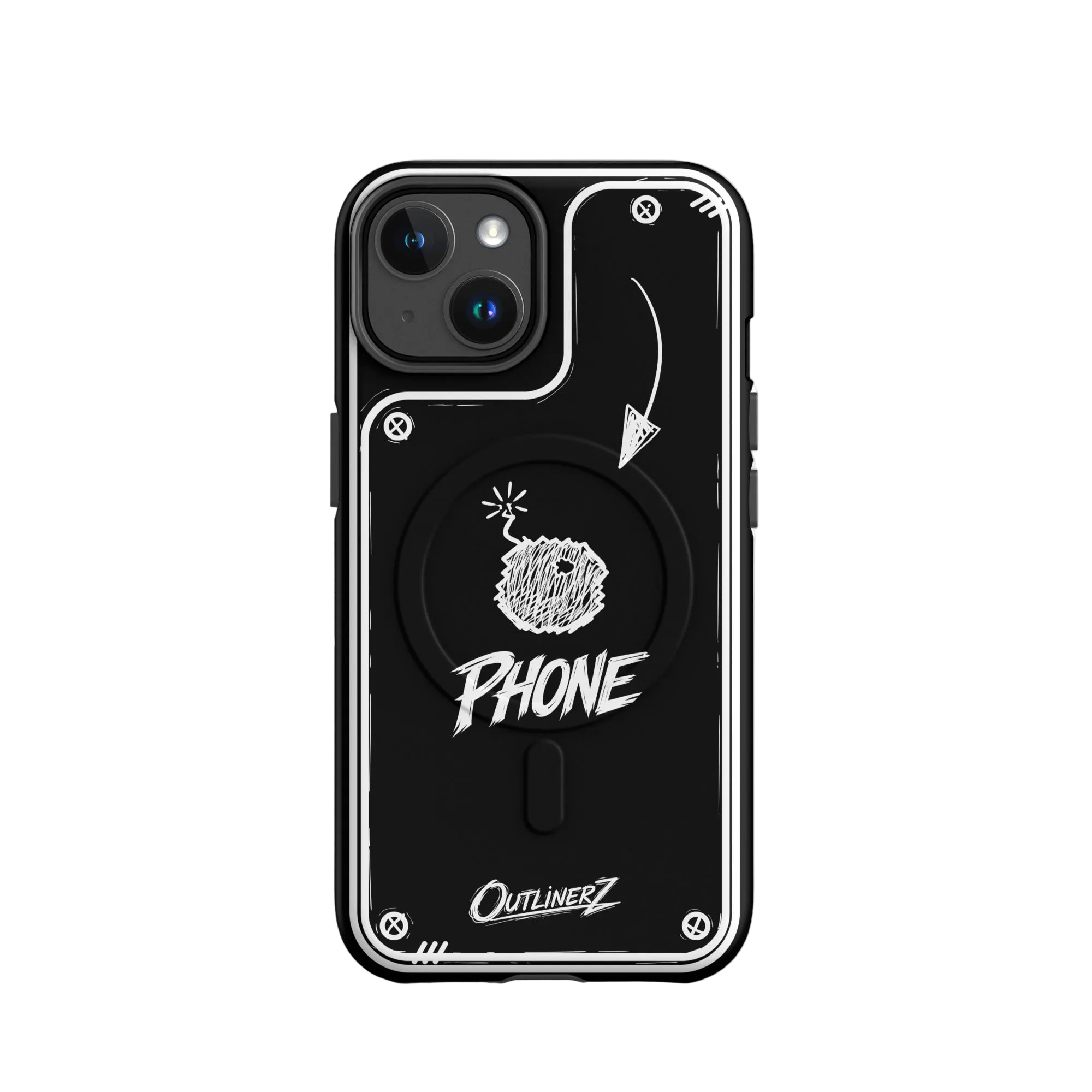Blackout Doodle Case iPhone® 14