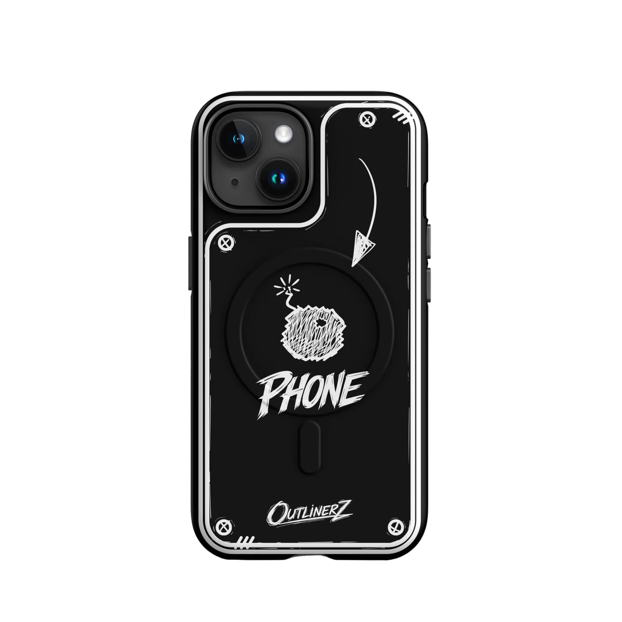Blackout Doodle Case iPhone® 15
