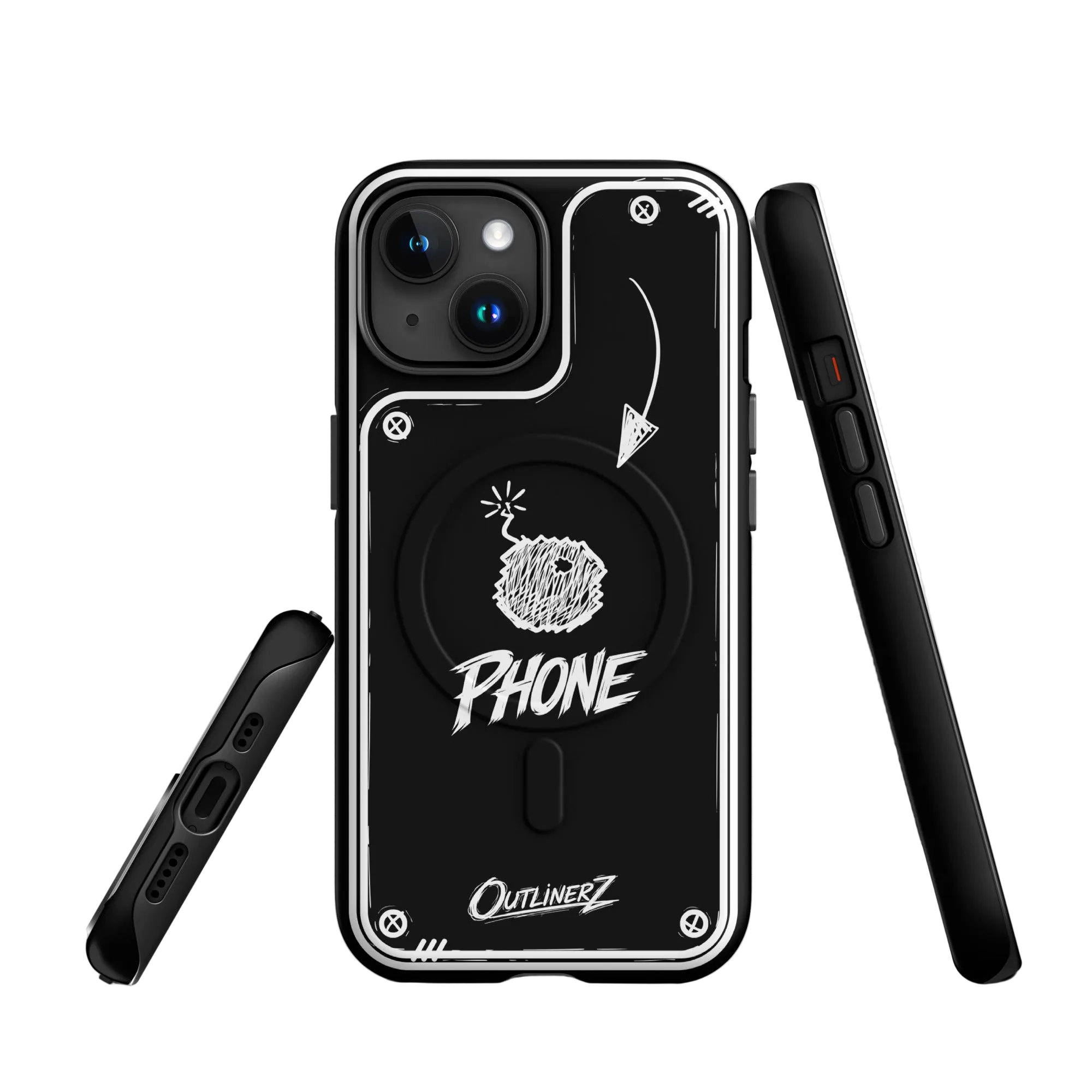 Blackout Doodle Case iPhone® 15