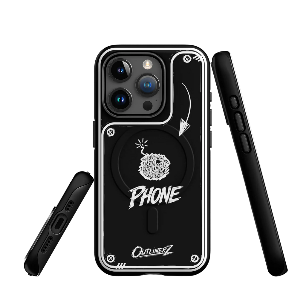 Blackout Doodle Case iPhone® 15 Pro
