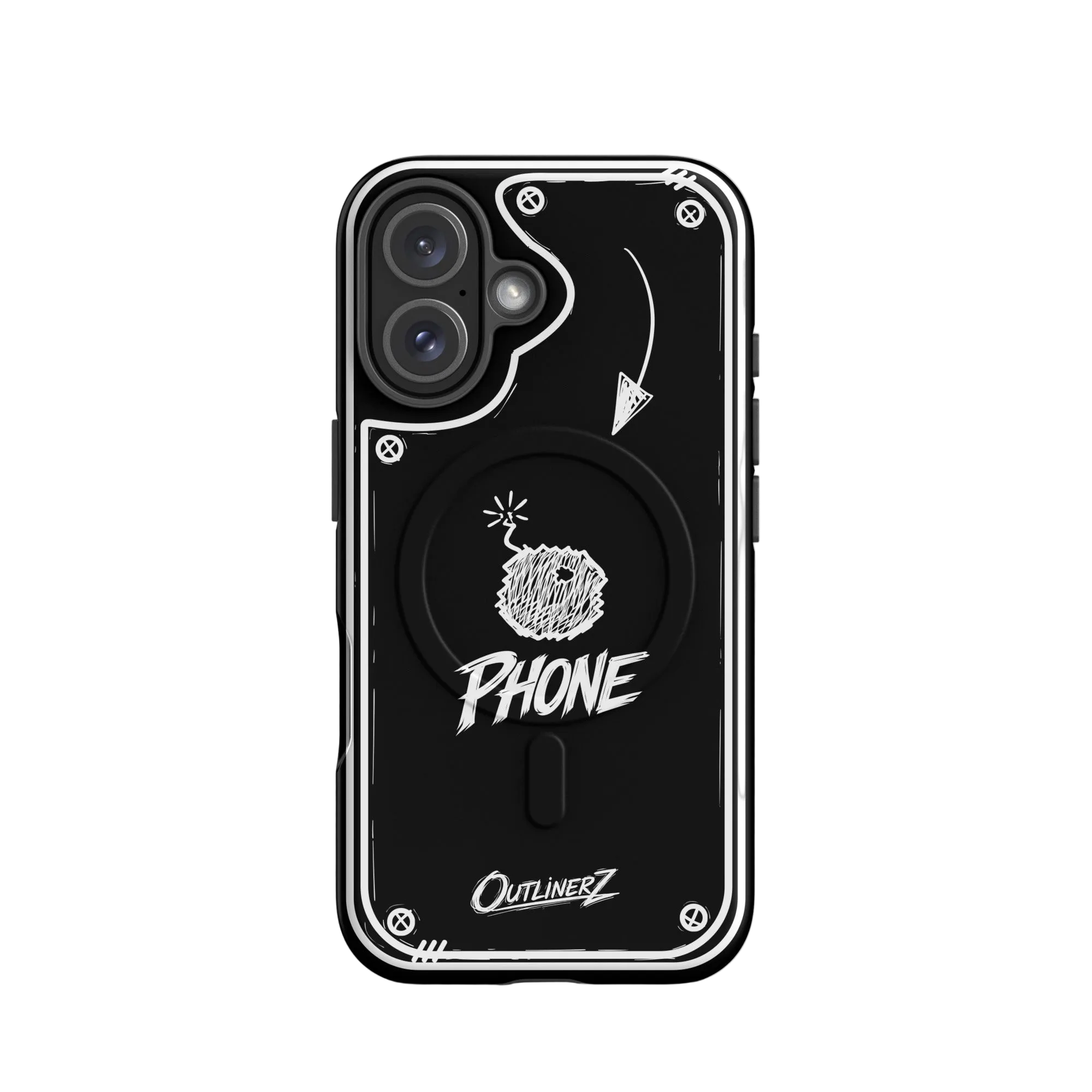 Blackout Doodle Case iPhone® 16